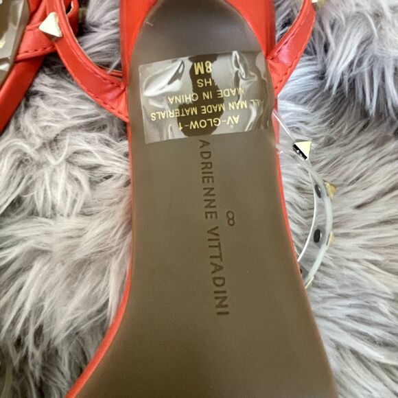 Adrienne Vittadini Orange Heels | Size 8 | Brand New | Bold & Elegant Statement - Picture 3 of 5